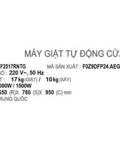 Máy giặt sấy LG F2517RNTG - hình số 8