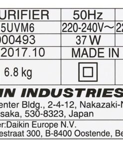 Máy lọc không khí Daikin MC55UVM6 - hình số 13