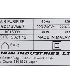 Máy lọc không khí Daikin MC40UVM6-7 - hình số 18