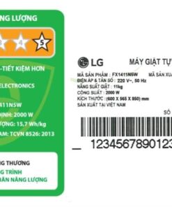 Máy giặt LG FX1411N5W - hình số 6