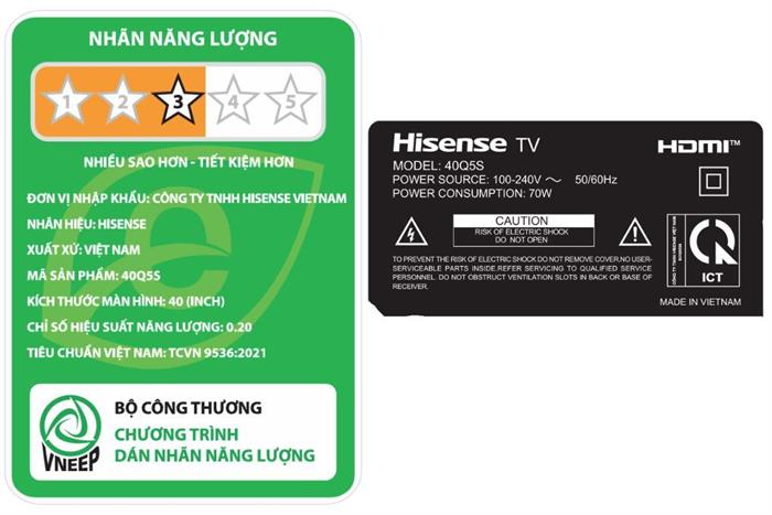- Tivi Hisense 40Q5S - hình số 5