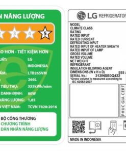 Tủ lạnh LG LTB26SVM - hình số 6