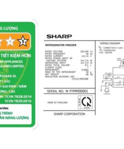 Tủ lạnh Sharp SJ-XP500AE-SL - hình số 4