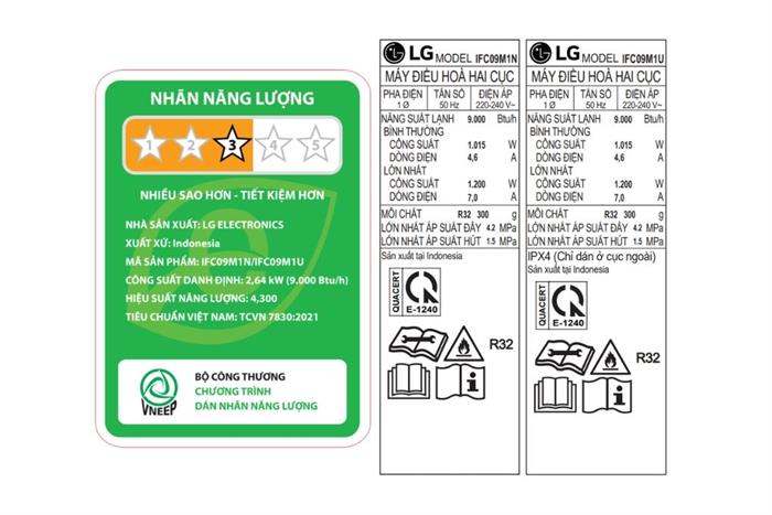 - Điều hòa LG IFC09M1 - hình số 5