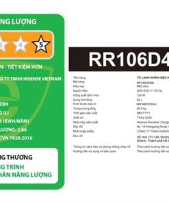 Tủ lạnh Hisense RR106D4EBN - hình số 5