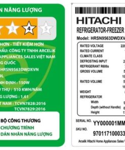 Tủ lạnh Hitachi HRSN9563DWDXVN - hình số 4