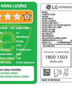 Tủ lạnh LG T21BG - hình số 6