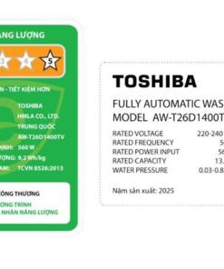 Máy giặt toshiba AW-T26D1400TV (MG) - hình số 5