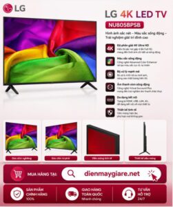 tivi LG 43 inch 43nu805psb