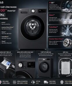 MÁy GiẶt Lg 10kg Fv1410n5g