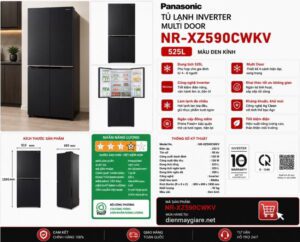 TỦ LẠnh Panasonic Nr Xz590cwkv