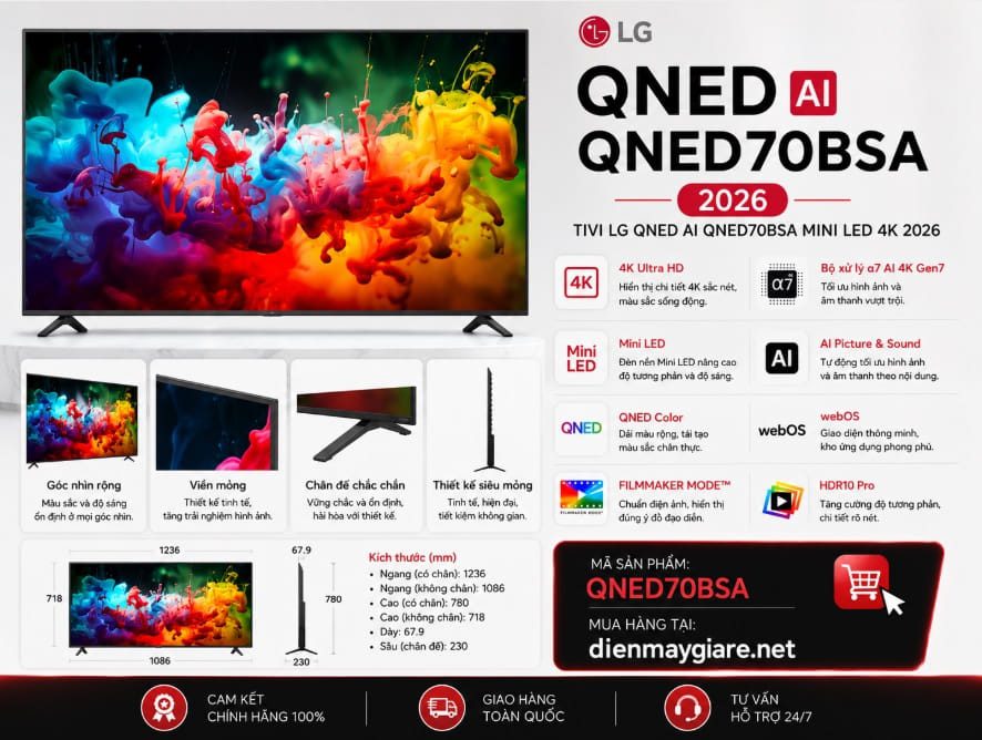 Tivi Lg 85 Inch 85qned70bsa Tivi Lg 85 Inch 85qned70bsa