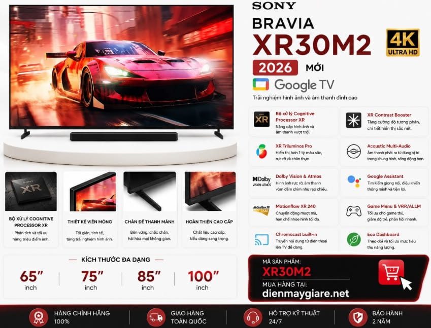Tivi Sony 100 Inch K 100xr30m2 Tivi Sony 100 Inch K 100xr30m2