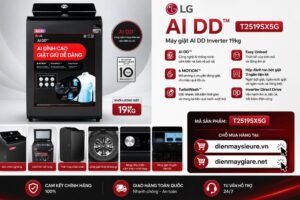 Máy Giặt Lg 19kg T2519sx5g