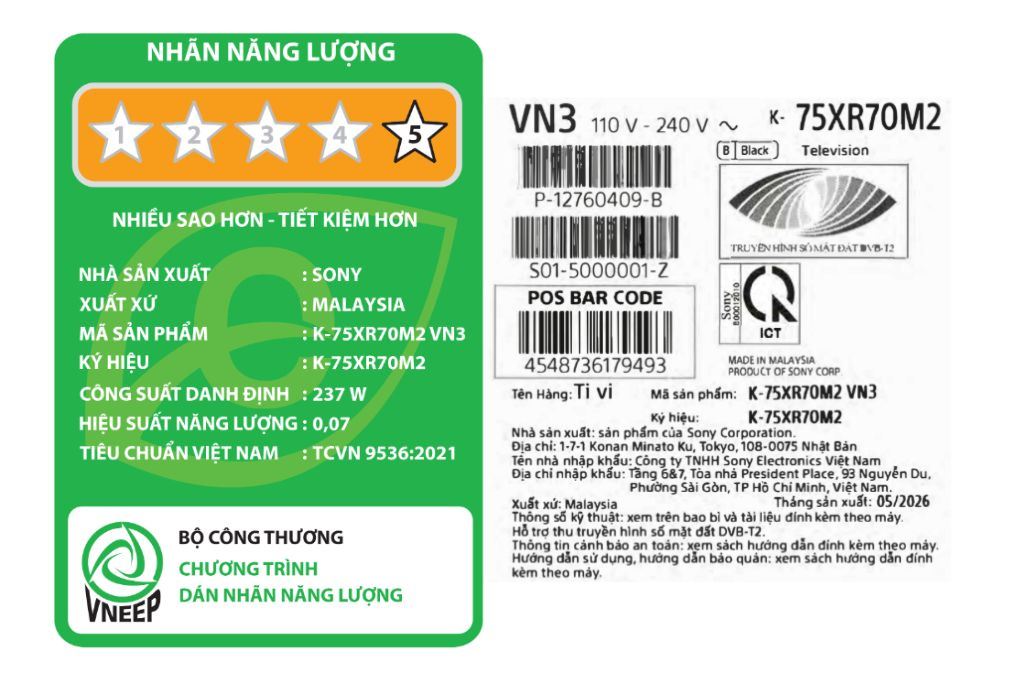 - Tivi Sony K-75XR70M2 - hình số 20