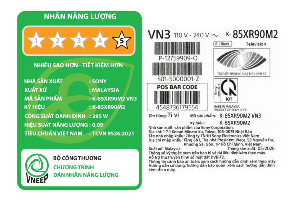 - Tivi Sony K-85XR90M2 - hình số 22