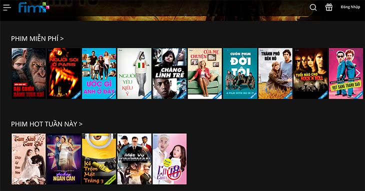 ứng dụng xem phim online trên tivi