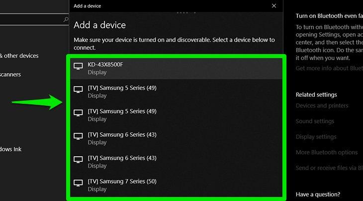 Chiếu màn hình laptop lên tivi bằng Wifi Display