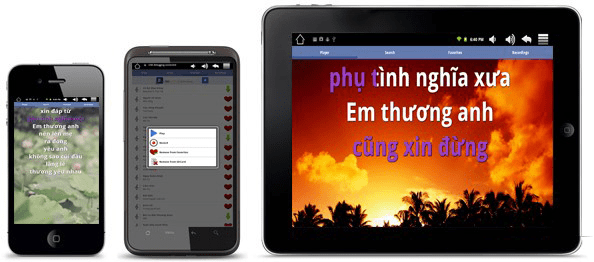 phần mền hát karaoke trên điện thoại