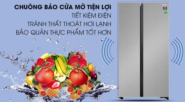 có chuông báo cửa tiện lợi tiết kiệm điện tránh thất thoát hơi lạnh bảo quản thực phẩm tốt hơn