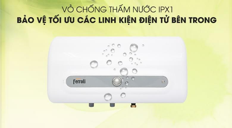 vỏ chống thấm nước IPX1 bảo vệ tối ưu các linh kiện điện tử bên trong