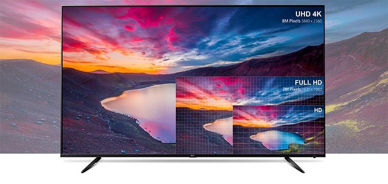 độ phân giải 4K trên tivi TCL