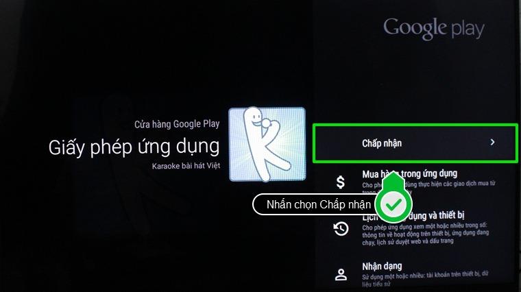 giấy phép ứng dụng 