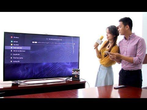 Hát karaoke bằng ứng dụng trên smart tivi Sony