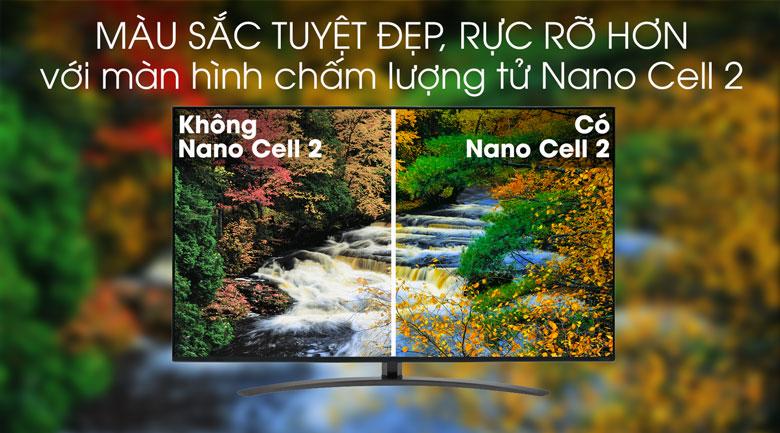 màu sắc tuyệt đẹp, rực rõ hơn với màn hình châm lượng tử nanocell 2