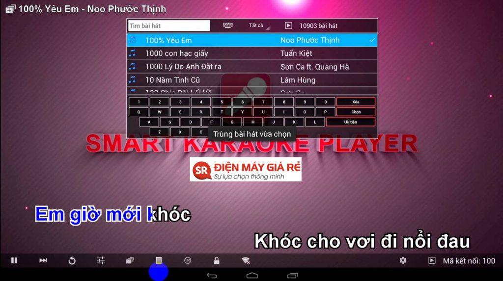 hát trên ứng dụng 