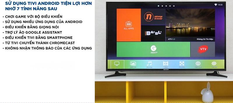 Tiện ích của Android tivi