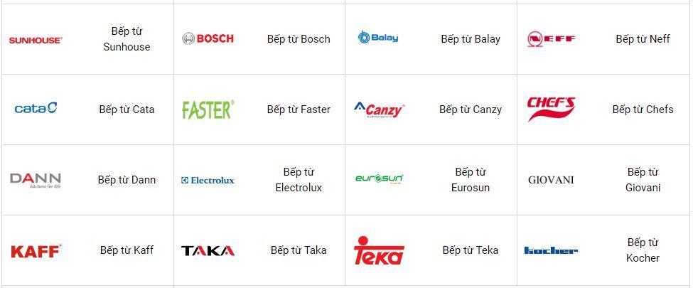 Tiêu chí chọn mua bếp từ số 6: Thương hiệu bếp