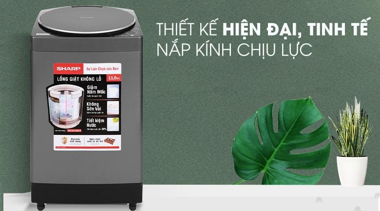 Khối lượng giặt lớn đến 11 kg, thoải mái dùng với gia đình trên 6 thành viên