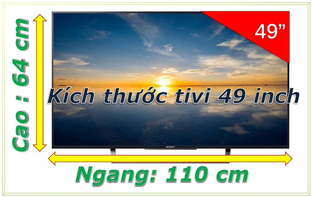 kich thuoc tivi samsung 49 inch