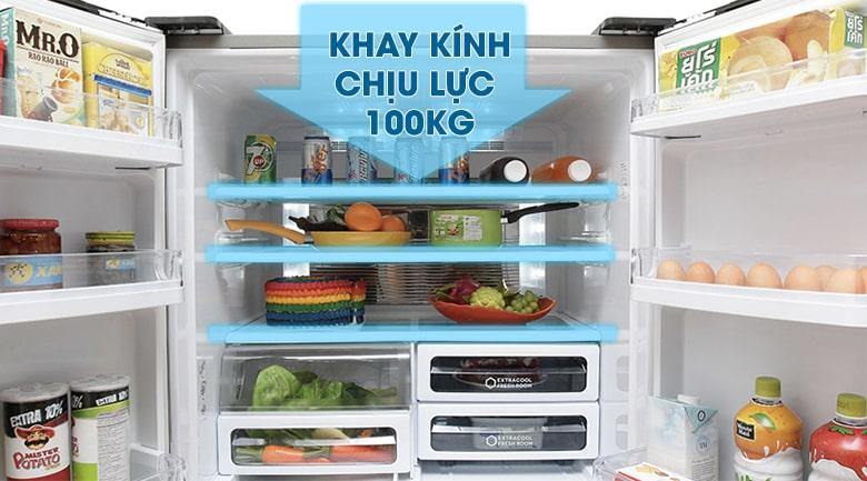 khay kính chịu lực lên đến 100kg