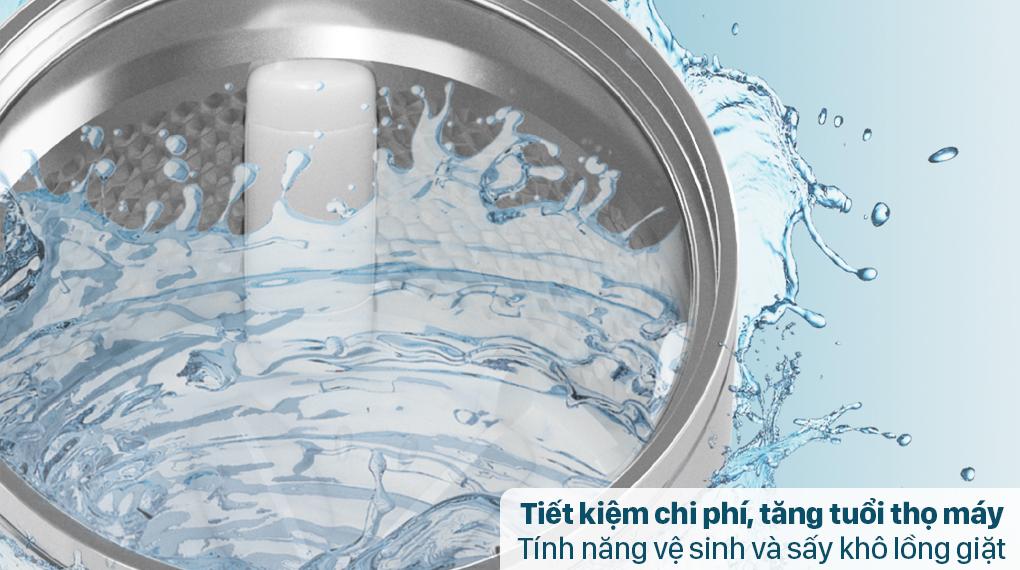 Máy giặt Casper WT-85N68BGA có trang bị khả năng sấy khô lồng giặt hay không ?