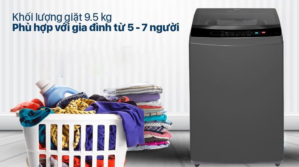 đánh giá Máy giặt Casper Inverter 9.5 kg WT-95I68DGA