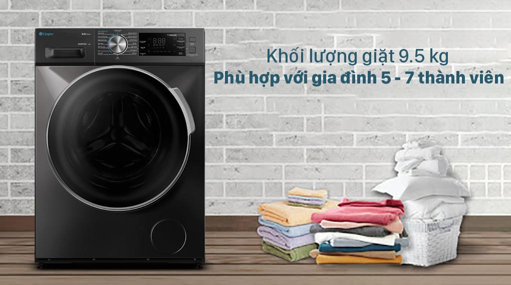 Đánh giá về khối lượng đồ giặt có thể giặt trong mỗi lần giặt
