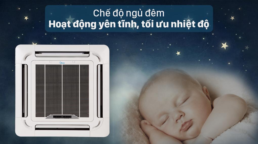 Sản phẩm trang bị chế độ ngủ đêm hoạt động yên tĩnh, tối ưu nhiệt độ