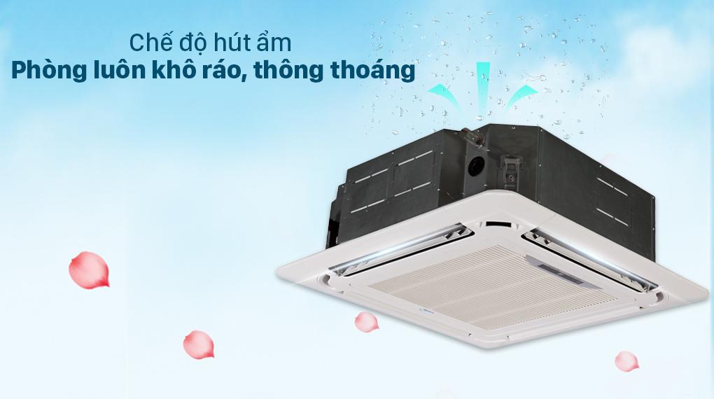 Sản phẩm có thể thực hiện chế độ hút ẩm giúp phòng luôn khô ráo, thông thoáng