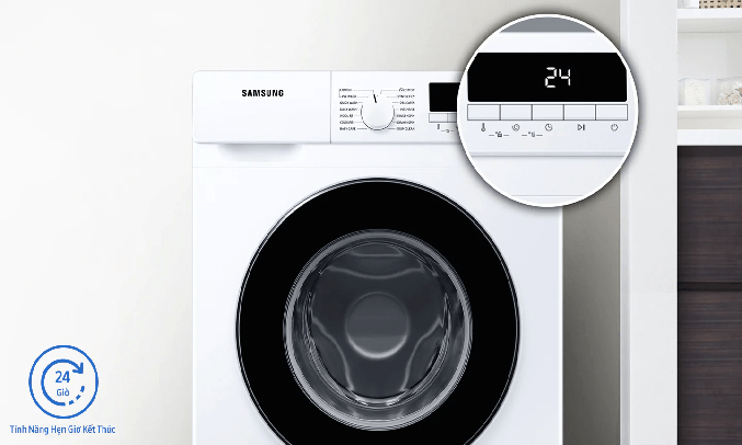 Máy giặt Samsung WW80T3020WW tính năng hẹn giờ hiện đại