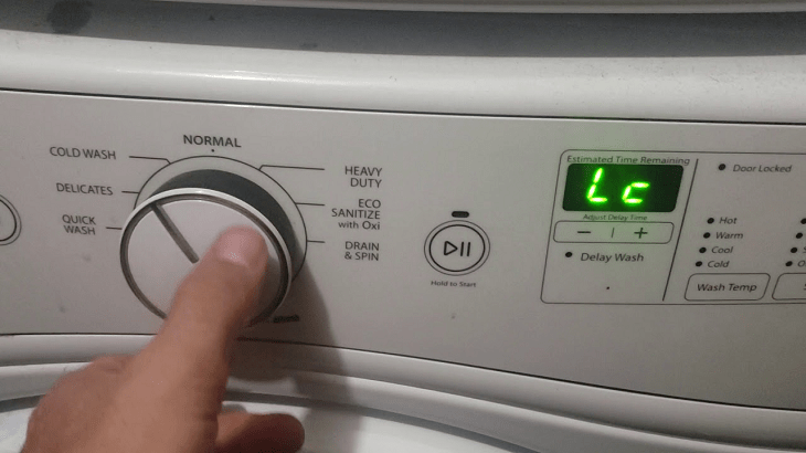 Máy giặt LG bị lỗi LE là như thế nào ?