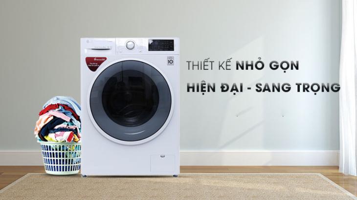 Máy giặt LG với thiết kế tinh tế, sang trọng và hiện đại