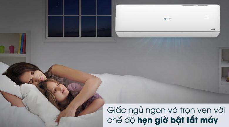 Người dùng có giấc ngủ ngon, trọn vẹn nhờ chế độ hẹn giờ bật tắt trên máy lạnh