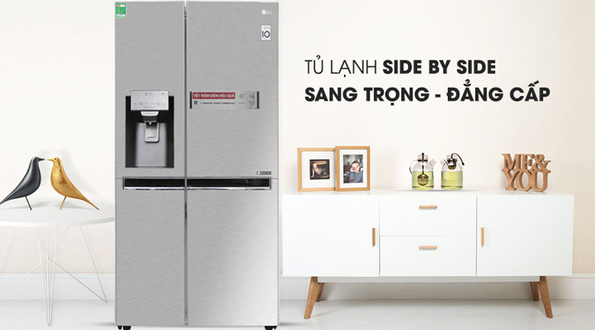 Tủ lạnh Side By Side thiết kế đẳng cấp, sang trọng