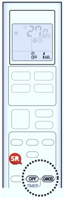 Cài đặt hẹn giờ tắt điều hoà daikin