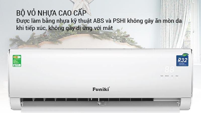 Dàn lạnh điều hoà Funiki chính hãng được làm từ nhựa ABS