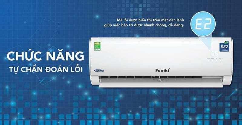 Tính năng tự chẩn đoán lỗi trên Điều hòa 9000BTU Funiki SH09MMC2