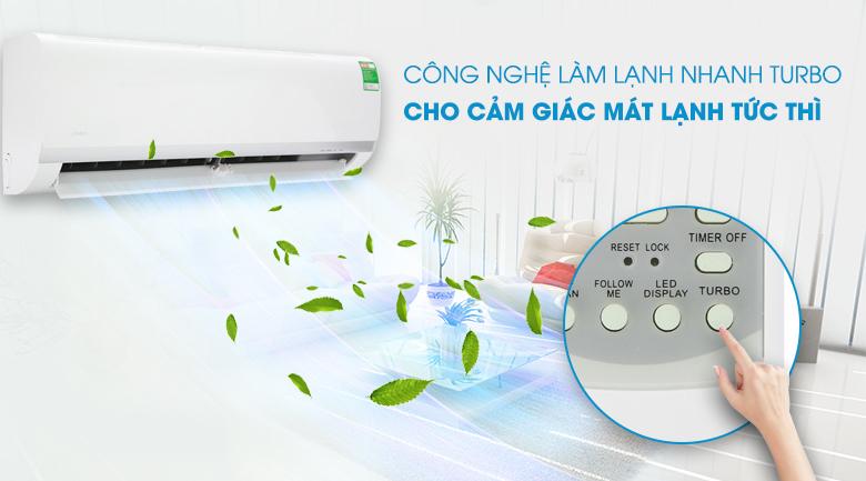 Tính năng Turbo điều hoà electrolux