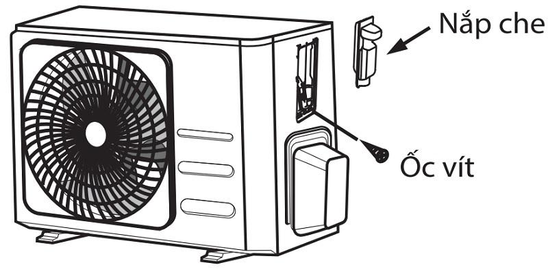 lắp đặt dàn nóng điều hoà midea